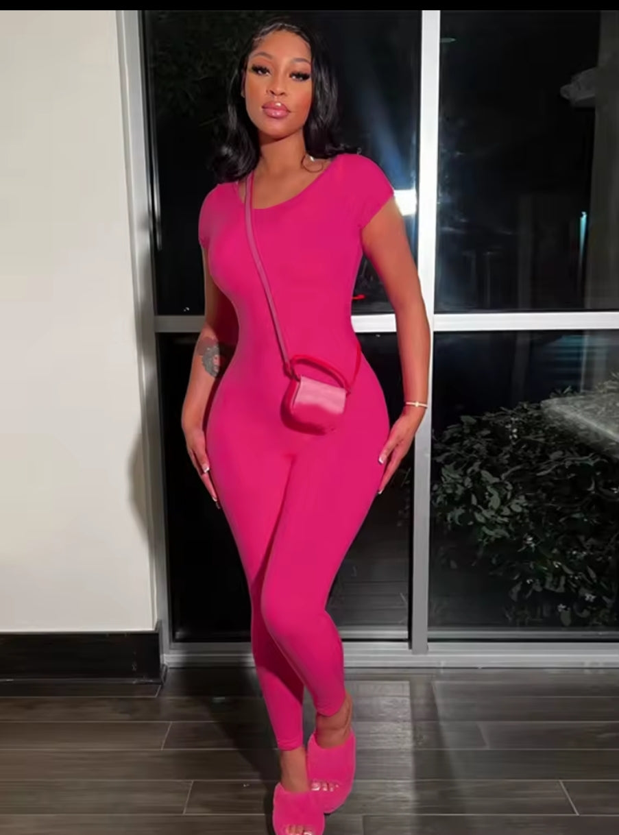 Open back jumpsuit