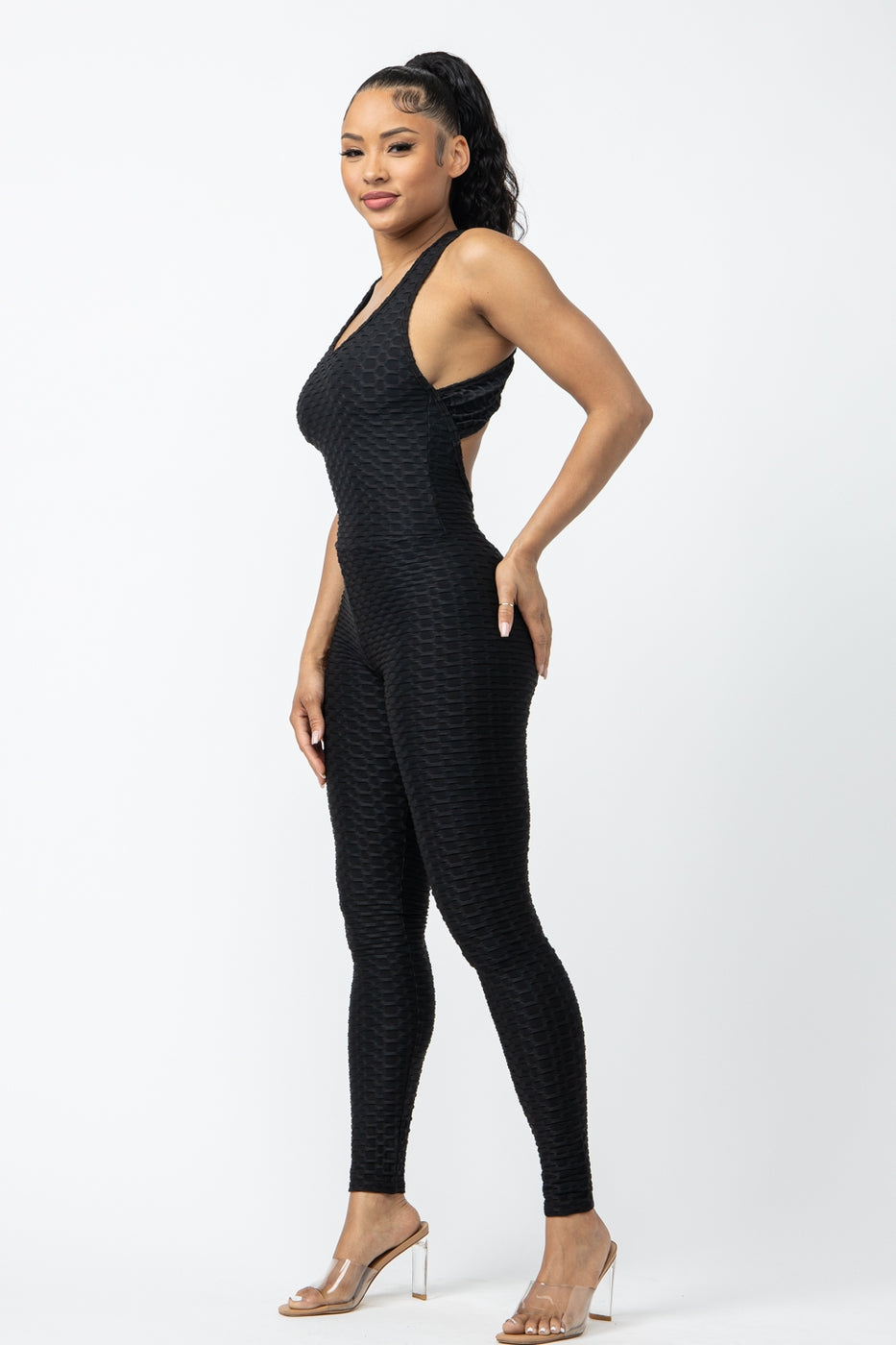 SLEEVELESS JUMPSUIT